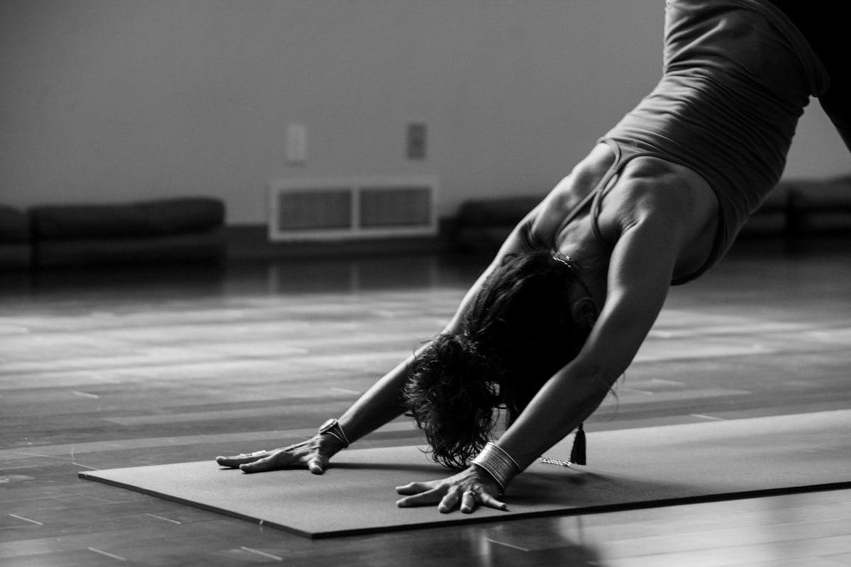 Hot yoga heated studio
