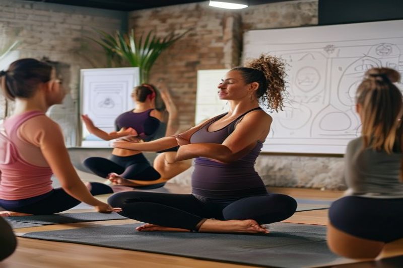 Hot yoga teacher training certification class