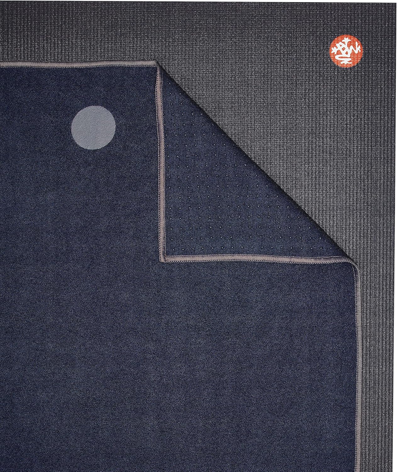 Manduka Yogitoes Towel - Detail View showing Skidless silicone nubs